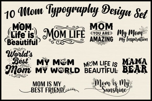 10 Mom Typography Quote SVG Bundle Review for Real Embroidery Projects