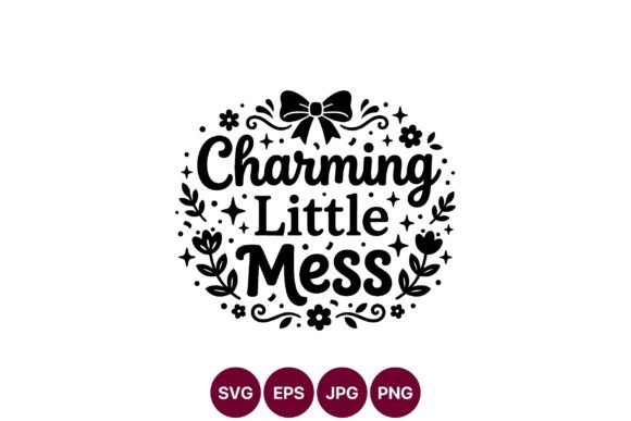 Charming Little Mess Hand Lettering: A Whimsical Design for Real Projects