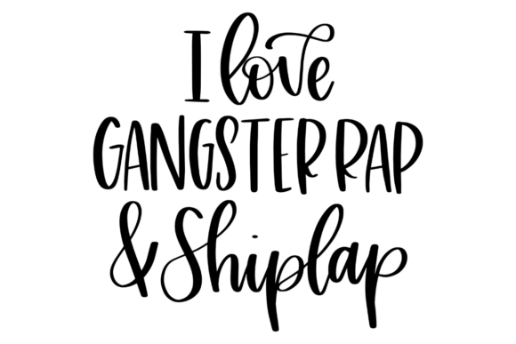Gangster Rap Quote Graphics for Crafts & Printables