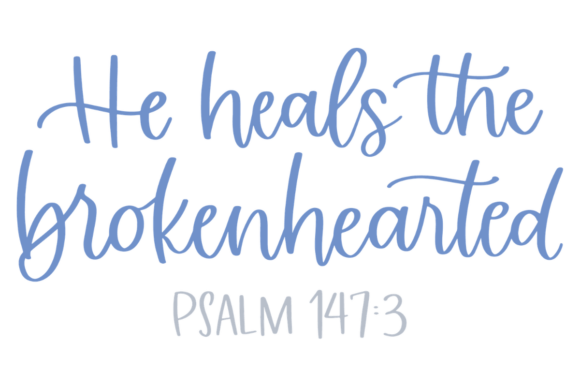 He Heals the Brokenhearted SVG: A Powerful Graphic Design Asset for Crafts and Graphics