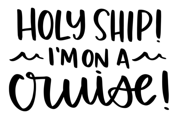 Holy Ship Cruise Trip: A Bold Graphic Design Asset for Creative Marketers