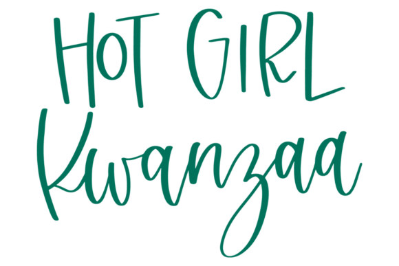 Hot Girl Kwanzaa Graphics for Trendy, Culturally Rich Content Publishing