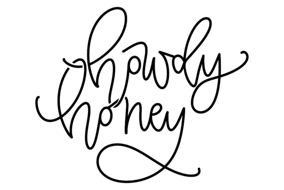 Howdy Honey: A Versatile Graphics Design for Crafts