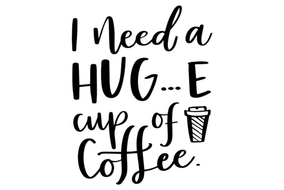 Huge Cup of Coffee: A Graphic Design Asset for Creative Bloggers and Publishers