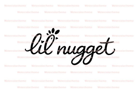 Lil Nugget SVG: A Versatile Graphics Asset for Crafts and Baby-Themed Merch