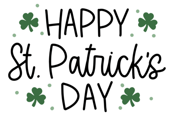 Lucky Shamrock St Patrick’s Day Graphics for Creative Projects