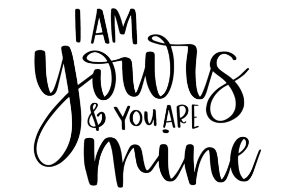 Romantic Couple Quote Graphics for Crafts and Editorial Design