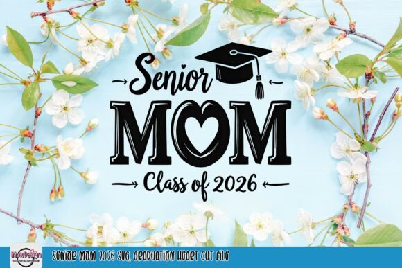 Senior Mom 2026 PNG Sublimation