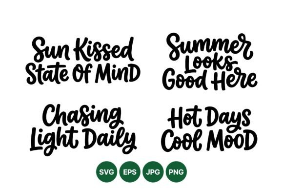 Summer Vibes Hand Lettered Quotes: A Designer's Perspective