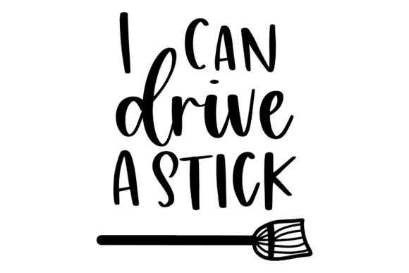 Witch SVG, Drive a Stick: A Magical Embroidery Design for Real Projects